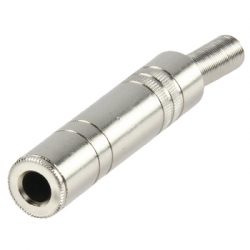 Stereokontakt 6.35 mm Hona Silver
