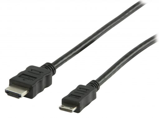 HDMI- MiniHDMI kabel 1m med Ethernet
