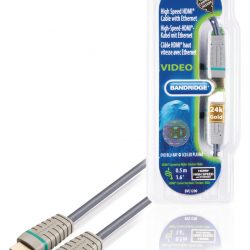 Höghastighets HDMI kabel 0.50m | Med Ethernet | 0,50m