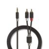 Stereoljudkabel 5m | 3.5 mm, hane - 2x RCA, hane | 5.0 m