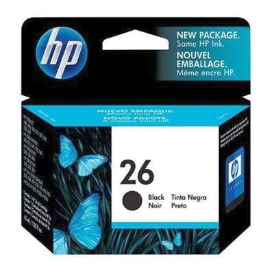 hp 26 svart original bläckaptron 51626A