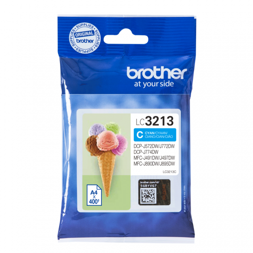 Brother LC3213C Original Bläckpatron CYAN