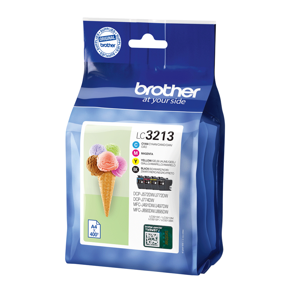 Brother LC3213 Multipack Original Bläckpatroner C,M,Y,BK