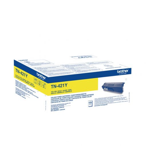 Brother TN421Y Tonerkassett Original Gul