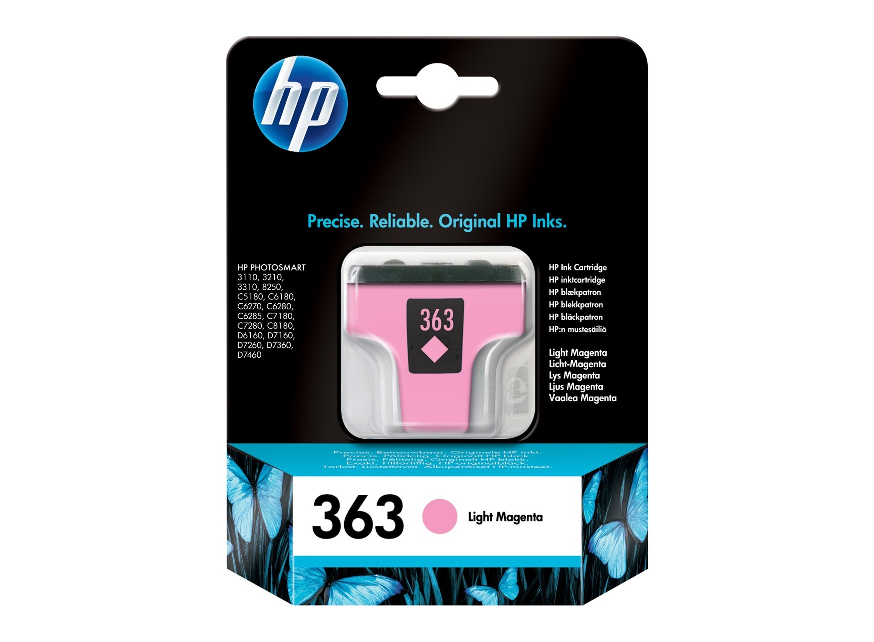 HP 363 Ljus Magenta Original Bläckpatron
