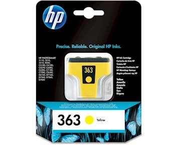 HP 363 Gul Original Bläckpatron