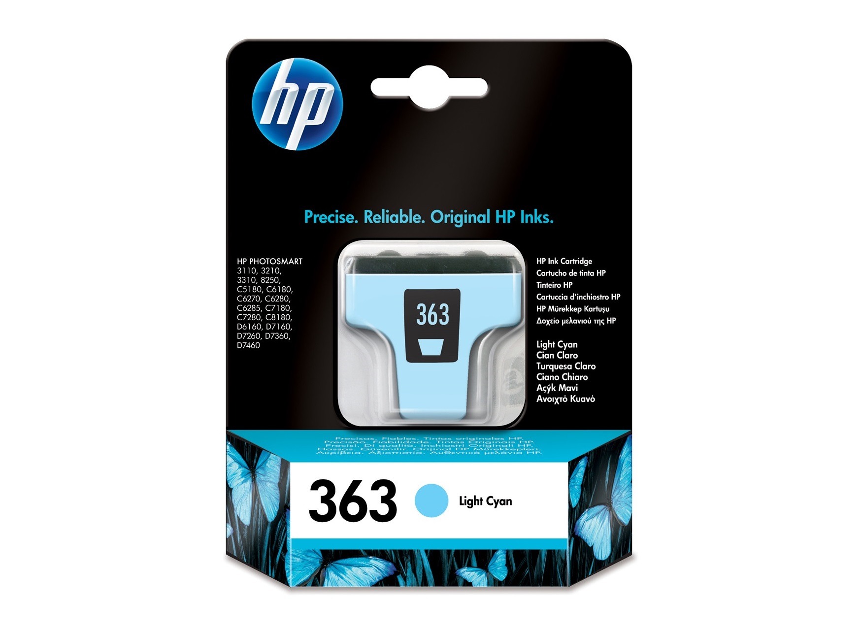 HP 363 Ljus Cyan Original bläckpatron