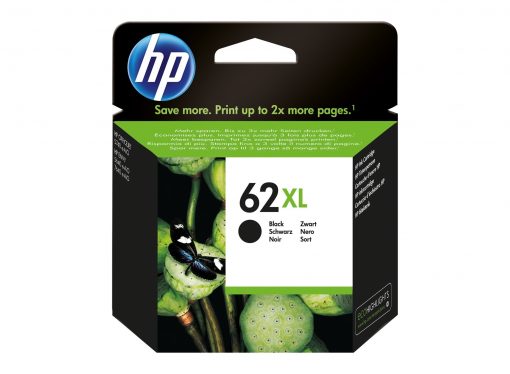 HP 62XL Svart Original Bläckpatron med hög kapacitet
