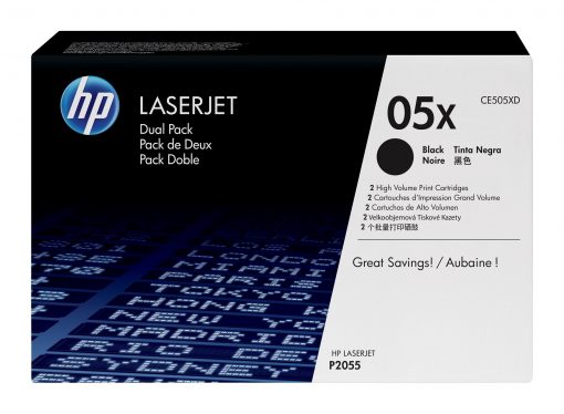 HP 05X Svart Original LaserJet tonerkassett Lång livslängd