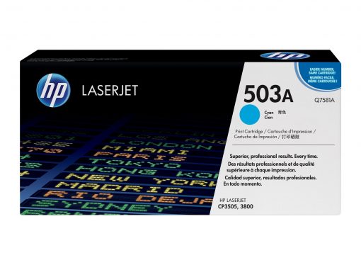 HP 503A Cyan original LaserJet tonerkassett ( Q7581A )