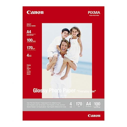 Canon Fotopapper A4 Glättat GP-501  (210 x 297 mm)