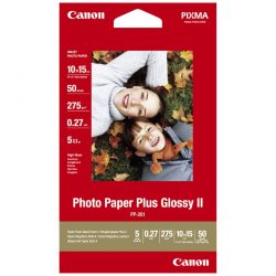 Canon Fotopapper Plus II PP-201 - Glättat fotopapper - 100 x 150 mm