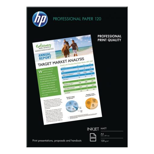 Fotopapper HP Professional 120 matt ljust vit A4 (210 x 297 mm)