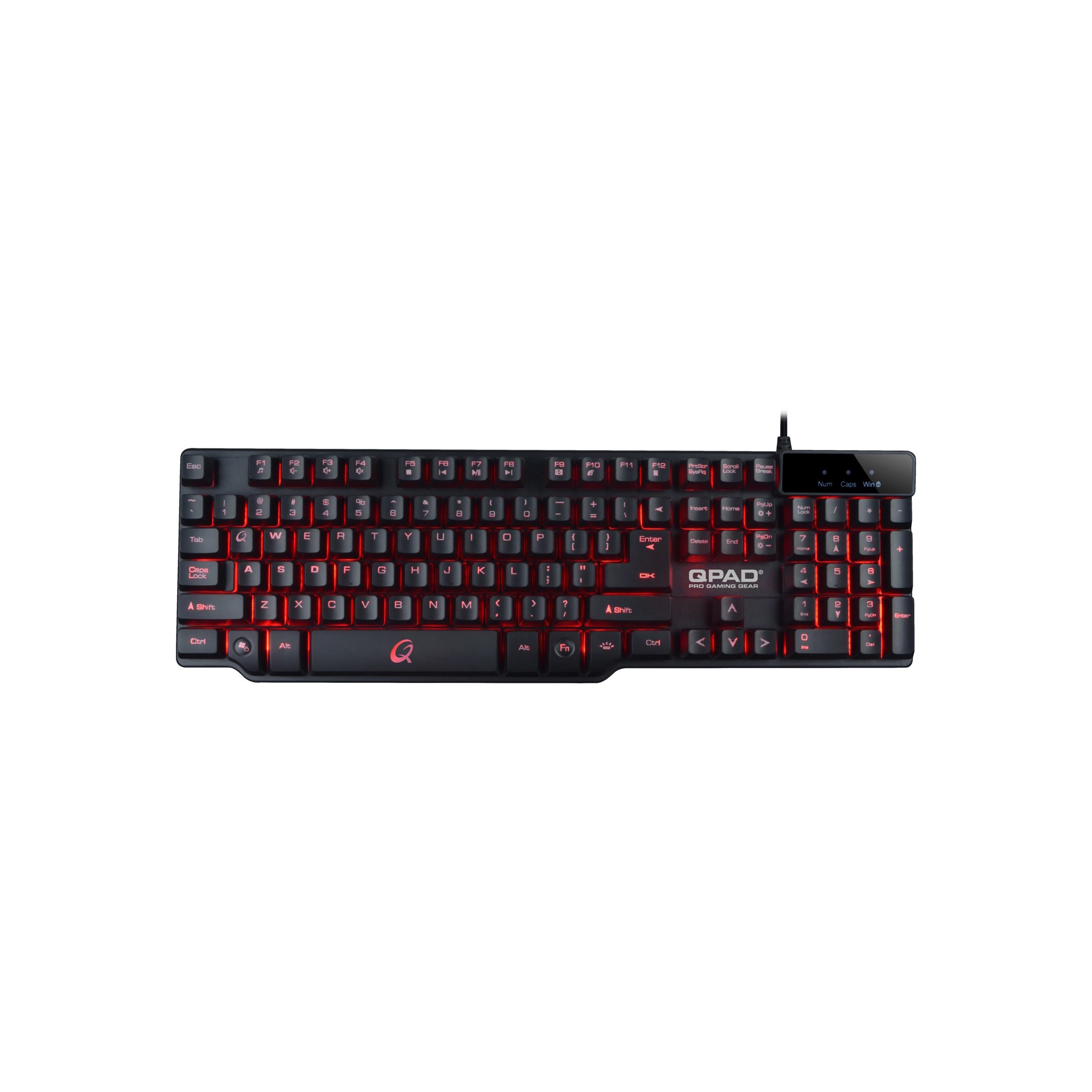 QPAD MK-5 Pro Gaming Virtual Mechanical Keyboard /w Nordic Layout