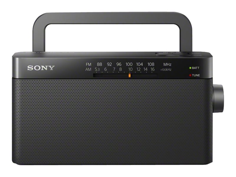 Sony bärbar radio Svart