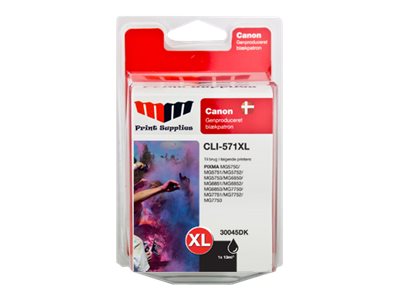 Kompatibel CLI-571BKXL Svart Bläckpatron MM Print Supplies