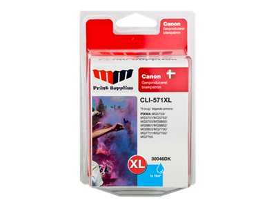 Kompatibel CLI-571CXL Cyan Bläckpatron MM Print Supplies