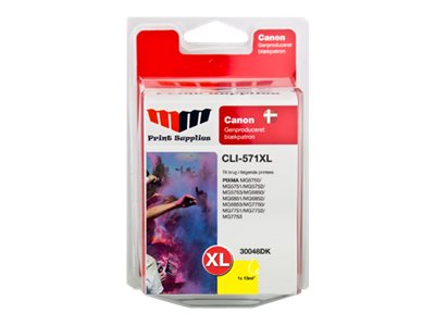 Kompatibel CLI-571YXL Gul Bläckpatron MM Print Supplies