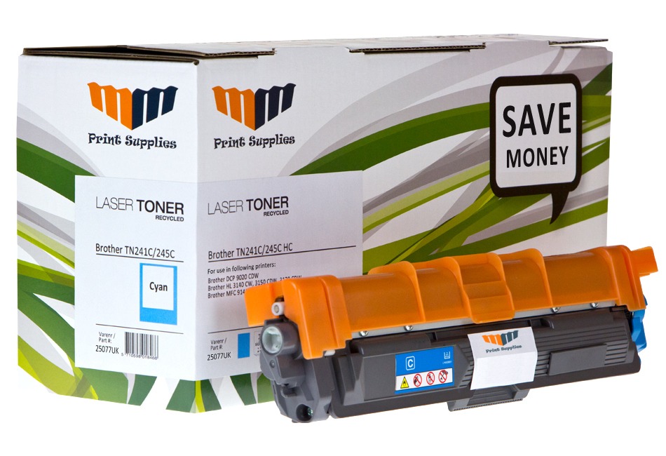 Kompatibel TN241C/245C cyan toner MM Print Supplies