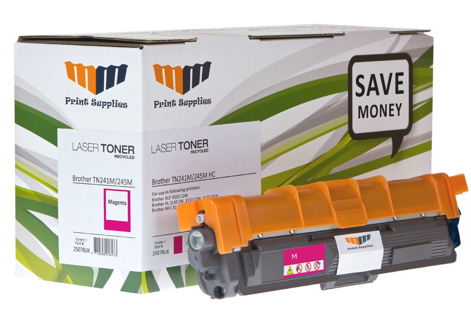 Kompatibel TN241M/245M Magenta Toner från MM Print Supplies