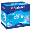 CD-R AZO, 52X, Crystal (10) - VER27160