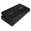 LogiLink Kapsling 3,5 tums S-SATA HDD USB 3.0 Aluminium | SATA-300