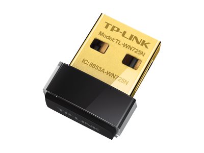TL-WN725N - TP-LINK 150 Mbps trådlös N nano USB-adapter