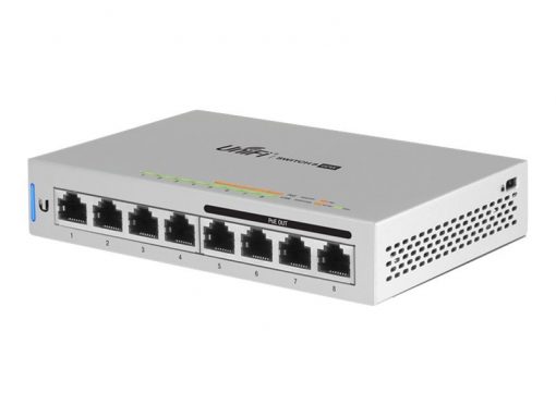 UnifiSwitch 8 GE ports PoE 60W 4 ports - UBI-US-8-60W