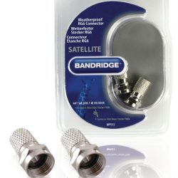 F-kontakt twist RG6 6.5mm vattentät 2st