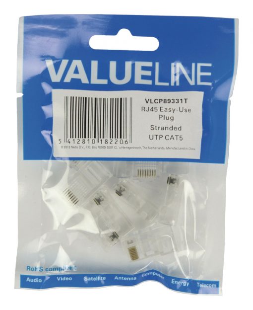 RJ45 Kontakter 10st