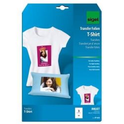 T-shirt transfer Sigel ljus textil 10/f