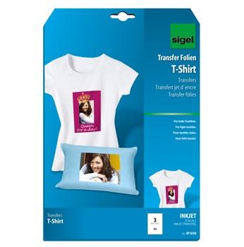 T-shirt transfer Sigel ljus textil 10/f