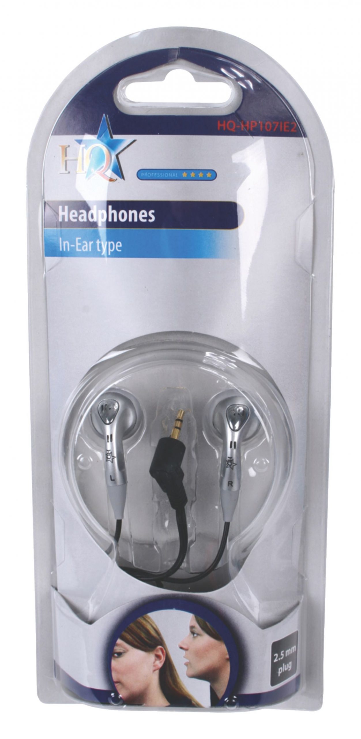 Basic In-ear hörlurar 2.5mm