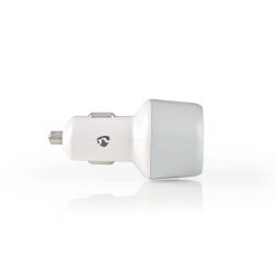 Billaddare vit snabbladdning | 3.0 A | 2x USB (QC 3.0)