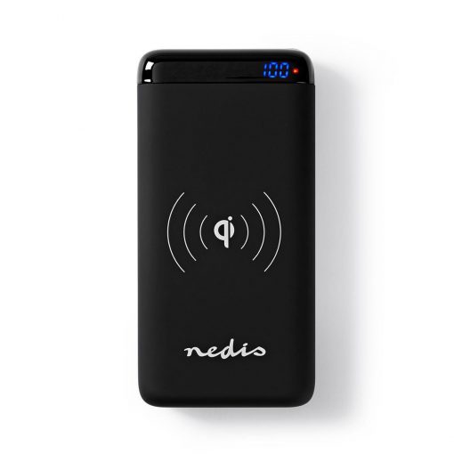 Powerbank med trådlös laddare