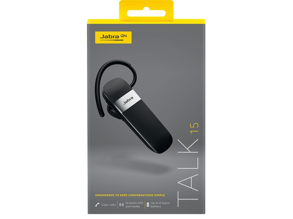 Jabra TALK 15 Trådlöst Svart Headset