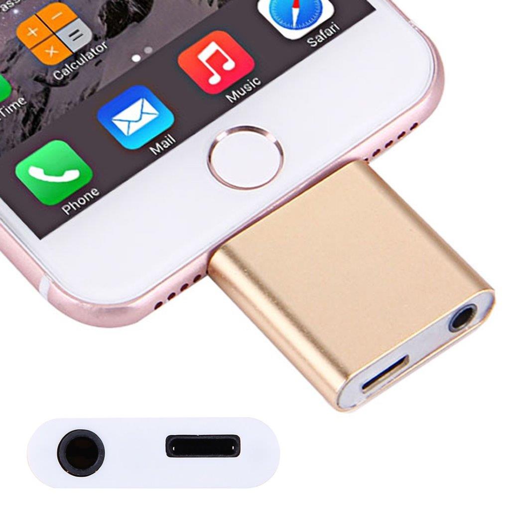 iPhone 7 adapter 3,5mm + laddkontakt
