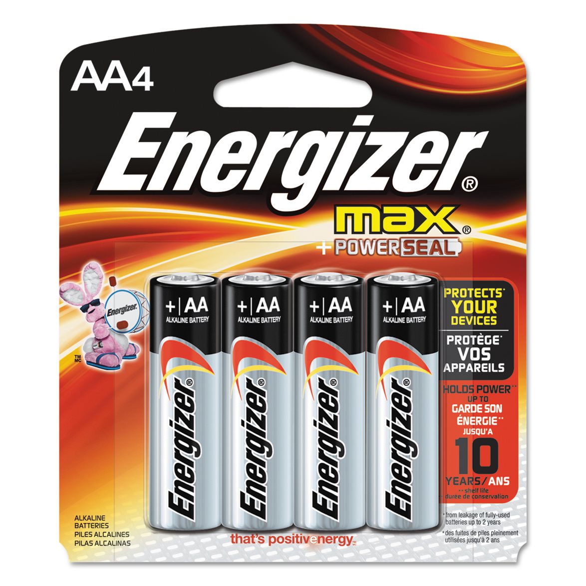 Energizer Max AA 4 pack