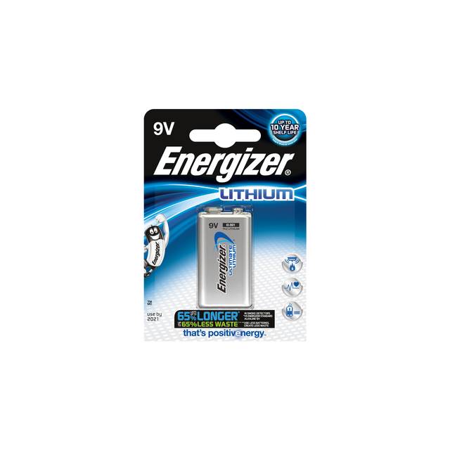 Lithium 9V 1-pack Batteri från Energizer