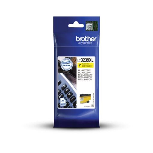 Brother bläckpatron LC3239XLY gul
