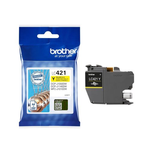 Brother original LC421Y-bläckpatron
