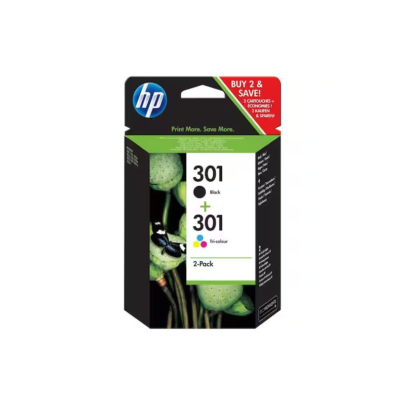 HP Bläckpatron 301 svart