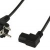 Power cord with hooked