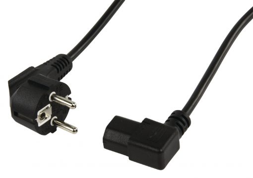 Power cord with hooked