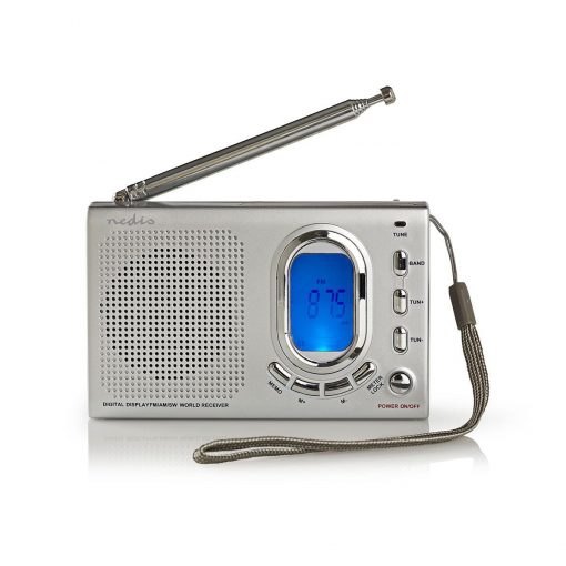 FM-radio 1.5W Världsmottagare Larmfunktion