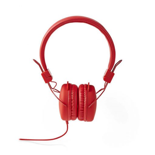 Hörlurar med sladd Röd | On-ear | Vikbar | 1.2 m rund Kabel - HPWD1100RD