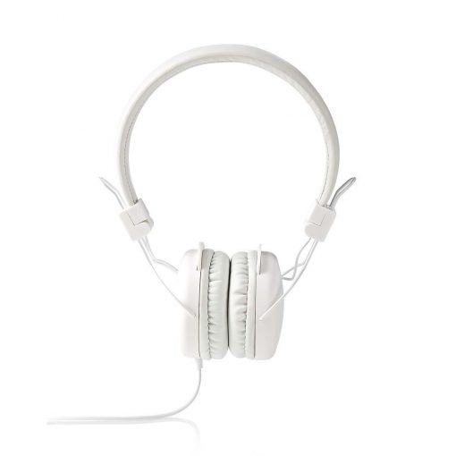 Hörlurar med sladd Vit | On-ear | Vikbar | 1.2 m rund Kabel - HPWD1100WT