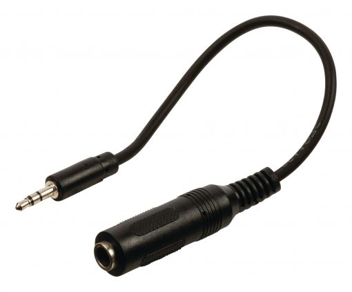 Adapter 3.5mm - 6.35mm | 3,5mm hane - 6,35mm hona | 0,2m