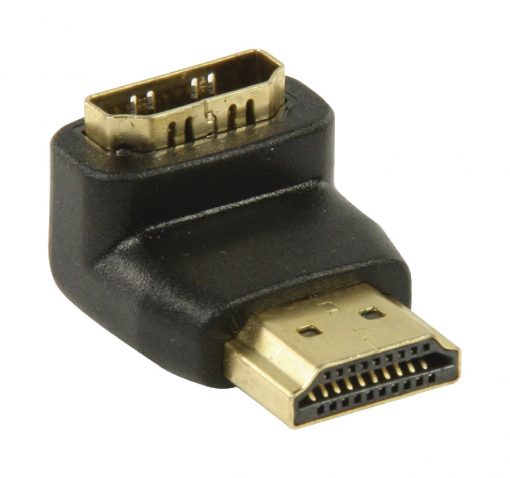 HDMI Adapter 90° vinklad | Höghastighets HDMI kontakt