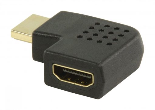 HDMI Adapter vänstervinklad | Höghastighets HDMI kontakt